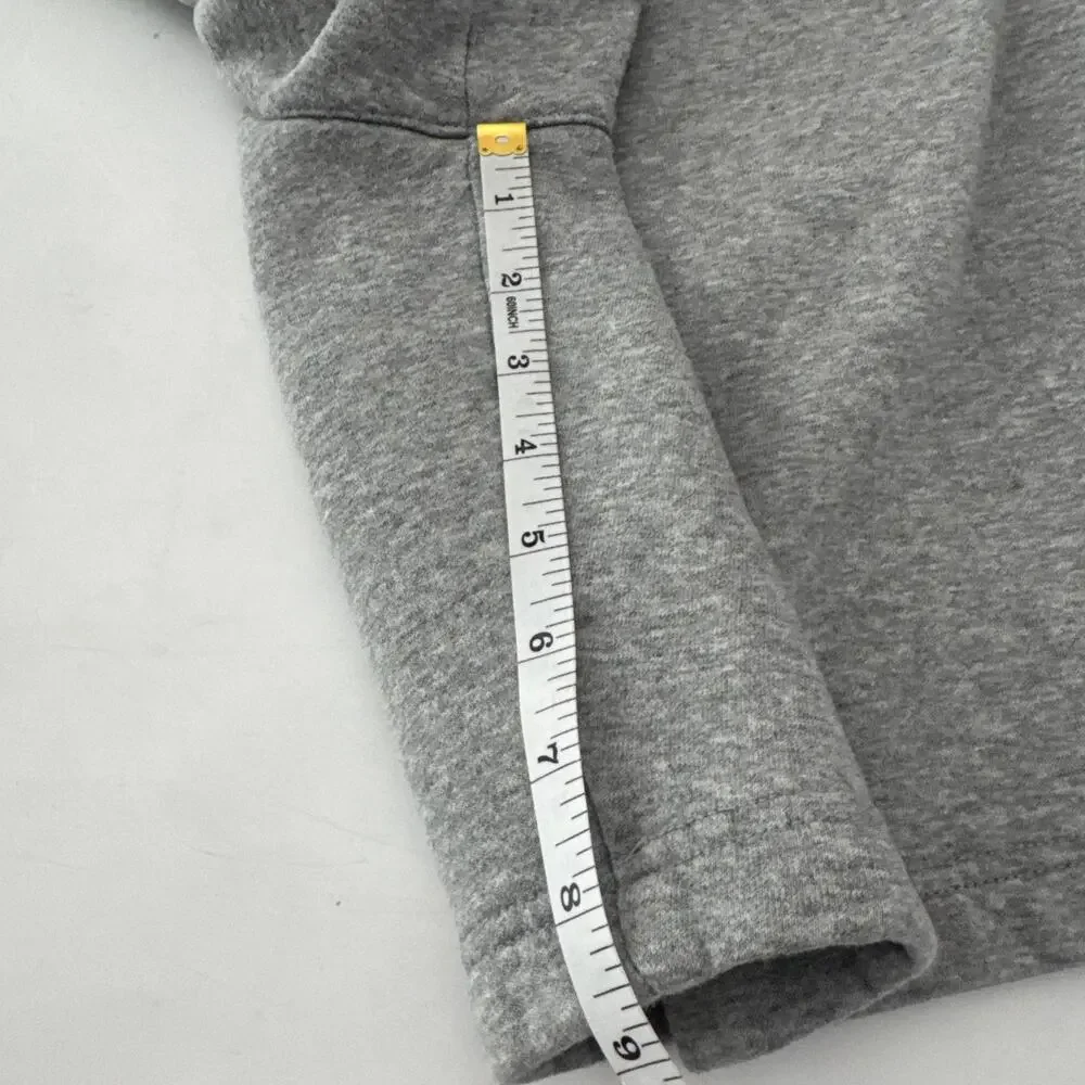Nike Gray Fleece Sweat Shorts LARGE SWOOSH Mens XS